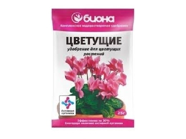 Цветущие. Комплексное удобрение ( пакет 25 гр.) БиоМастер